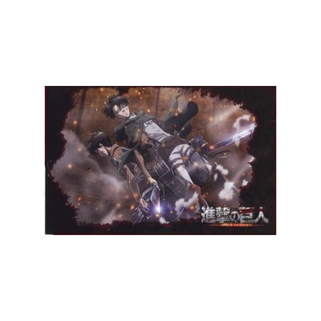 Drapeau - L'Attaque des Titans - Eren & Levi