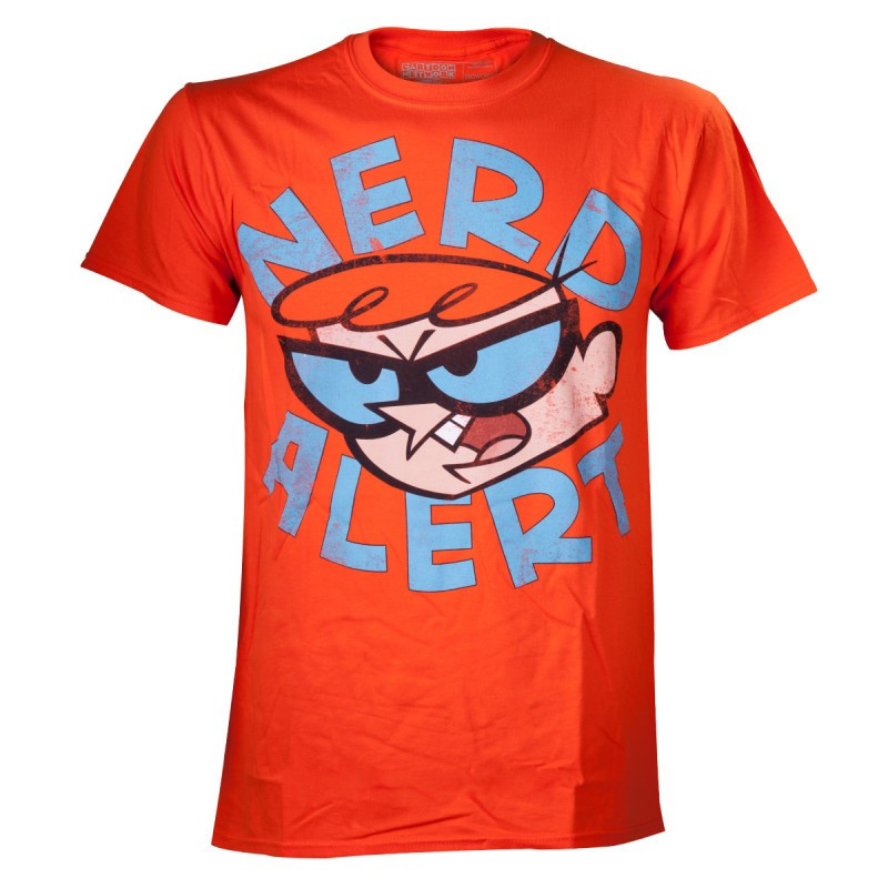 Maglietta - Il laboratorio di Dexter - Nerd alert
